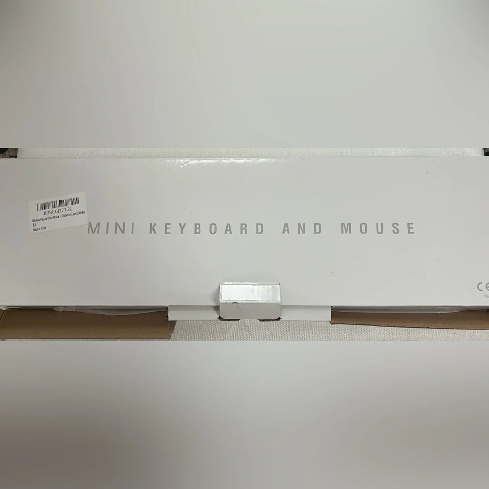 Wireless White Keyboard and Mouse Combo